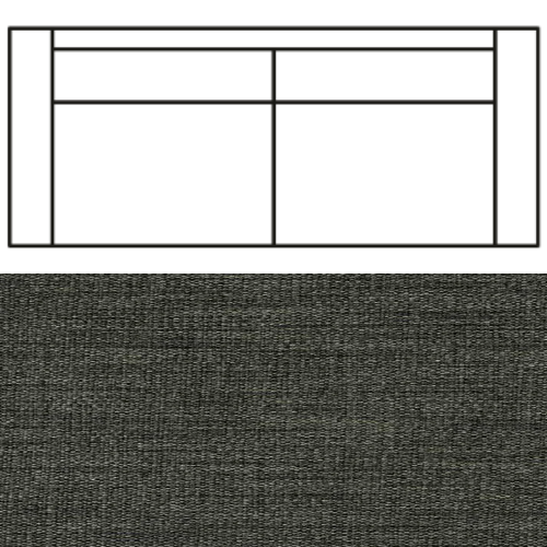 Klädsel till Rak Soffa Tyg Avena