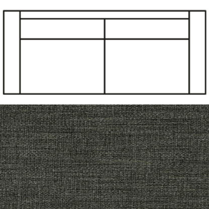 Klädsel till Rak Soffa Tyg Avena