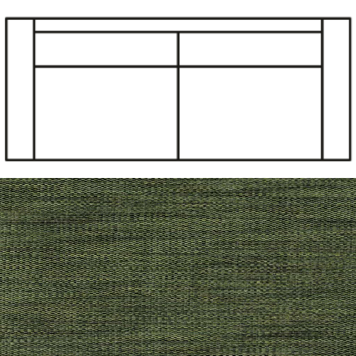 Klädsel till Rak Soffa Tyg Avena