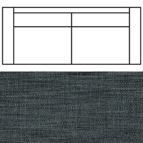 Klädsel till Rak Soffa Tyg Avena