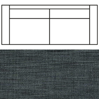 Klädsel till Rak Soffa Tyg Avena