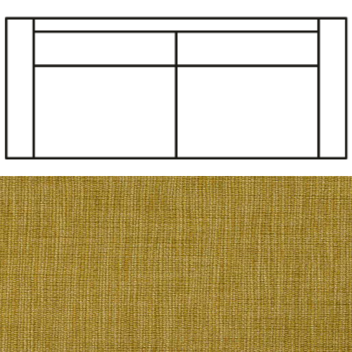 Klädsel till Rak Soffa Tyg Avena