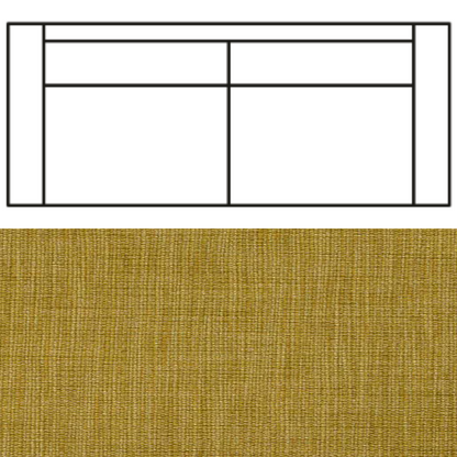 Klädsel till Rak Soffa Tyg Avena