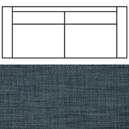 Klädsel till Rak Soffa Tyg Avena