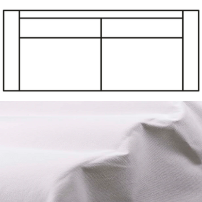 Klädsel till Rak Soffa Tyg Caleido