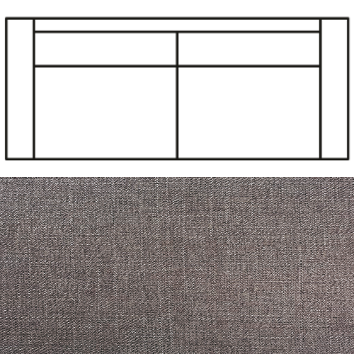 Klädsel till Rak Soffa Tyg Linea