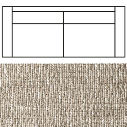 Klädsel till Rak Soffa Tyg Picasso