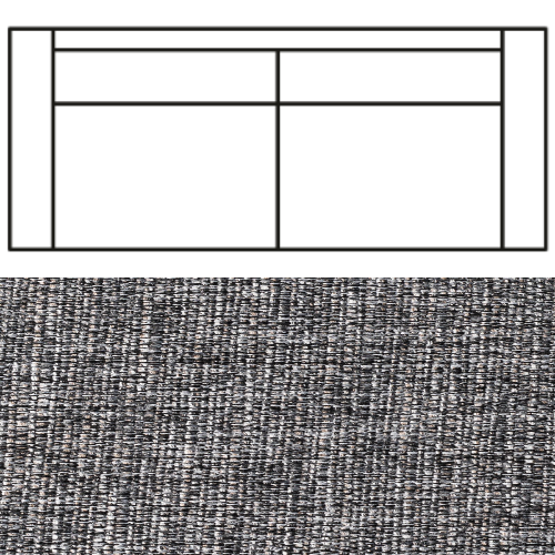 Klädsel till Rak Soffa Tyg Picasso