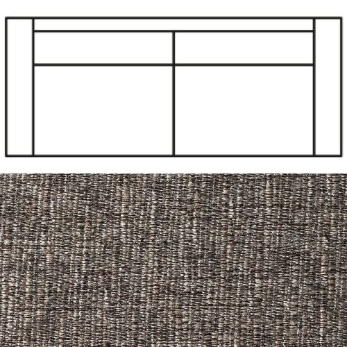 Klädsel till Rak Soffa Tyg Picasso