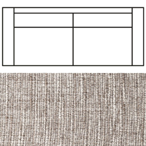 Klädsel till Rak Soffa Tyg Picasso