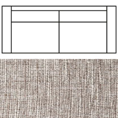 Klädsel till Rak Soffa Tyg Picasso